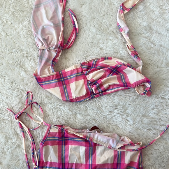 Anne's Apparel Plaid Two Piece Set (Small) - Picture 4 of 5